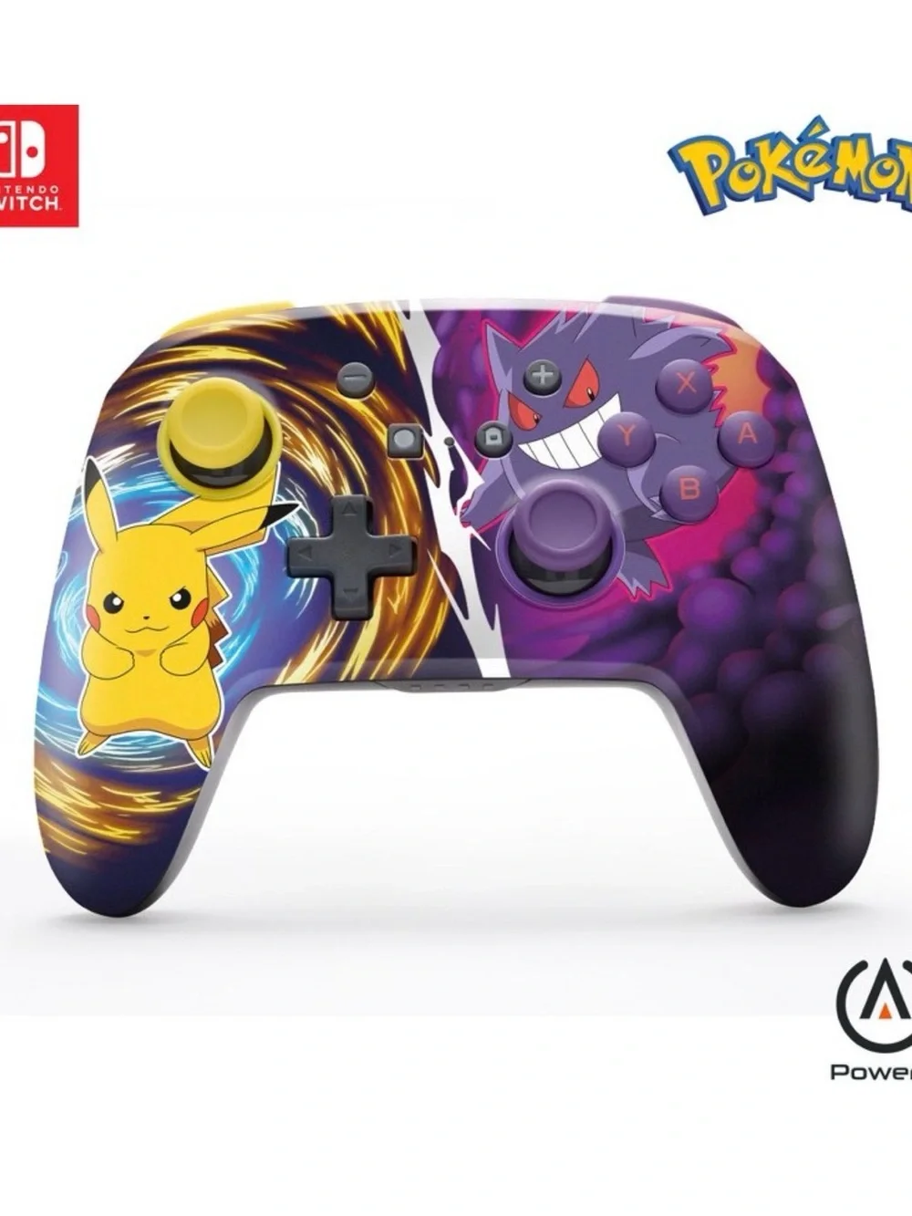 PowerA Pikachu vs Gengar Enhanced Wireless Controller - Nintendo Switch